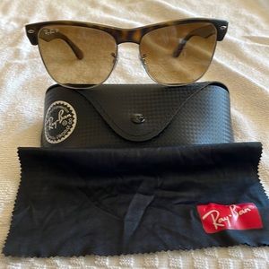 Ray-Ban RB4175 Clubmaster Oversized Unisex Square Sunglasses